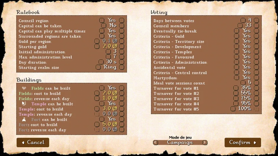 Кадър от LouveSystems' Realms