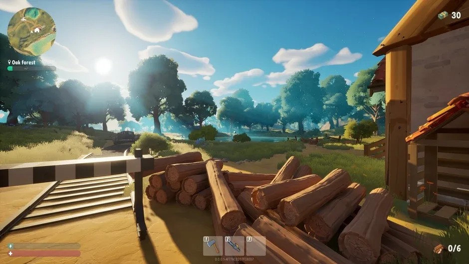 Кадър от A Game About Chopping Trees