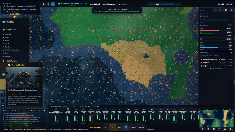 สกรีนช็อตจาก Biosphere Simulator (รูปที่ 4)