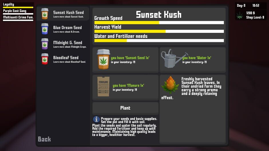 สกรีนช็อตจาก Weed Store Simulator (รูปที่ 4)