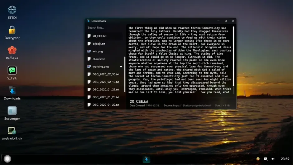Кадър от Project DeepWeb: Eternal Nightmare