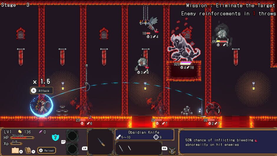 สกรีนช็อตจาก Sword Flinger (รูปที่ 3)