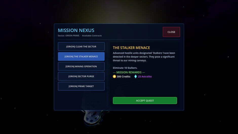 สกรีนช็อตจาก Aethelgard: Galactic Guardian (รูปที่ 2)