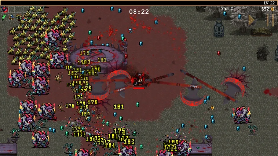 Кадър от Vampire Survivors: Legacy of the Bloodmoon