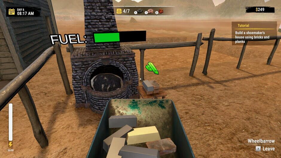 สกรีนช็อตจาก Wild West Miner Simulator: First Gun (รูปที่ 4)