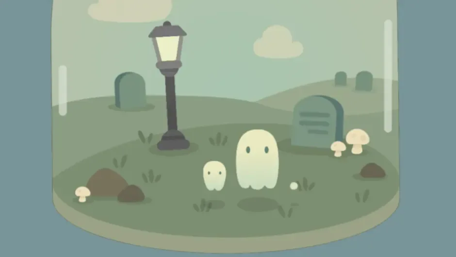 Кадър от Little Ghosties