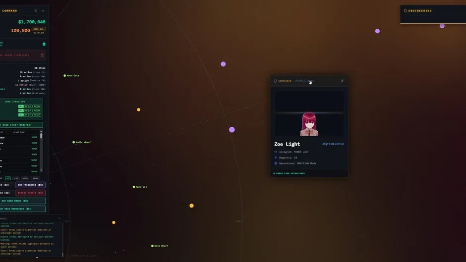 Кадър от Desk Space: Idle Spacefleet clicker