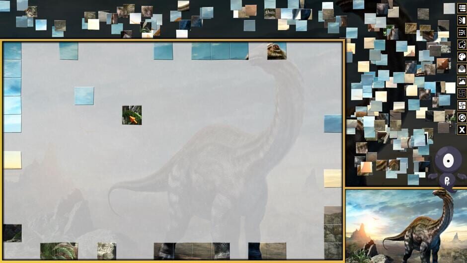 สกรีนช็อตจาก Pixel Puzzles Dinosaurs Jigsaws (รูปที่ 3)