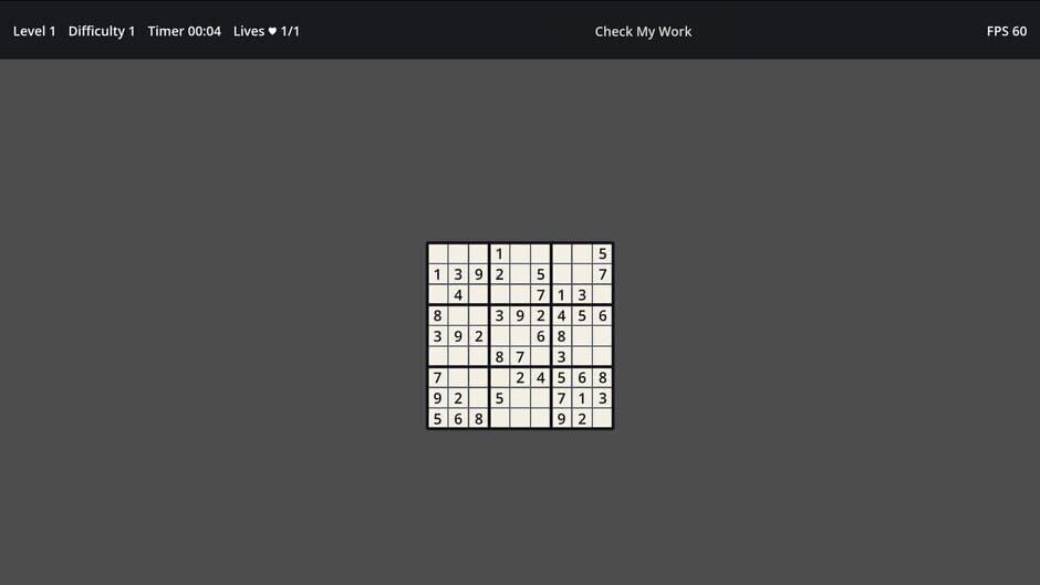 สกรีนช็อตจาก Sudoku: Unlimited Expansion (รูปที่ 3)