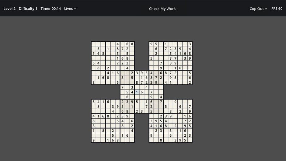 สกรีนช็อตจาก Sudoku: Unlimited Expansion (รูปที่ 5)