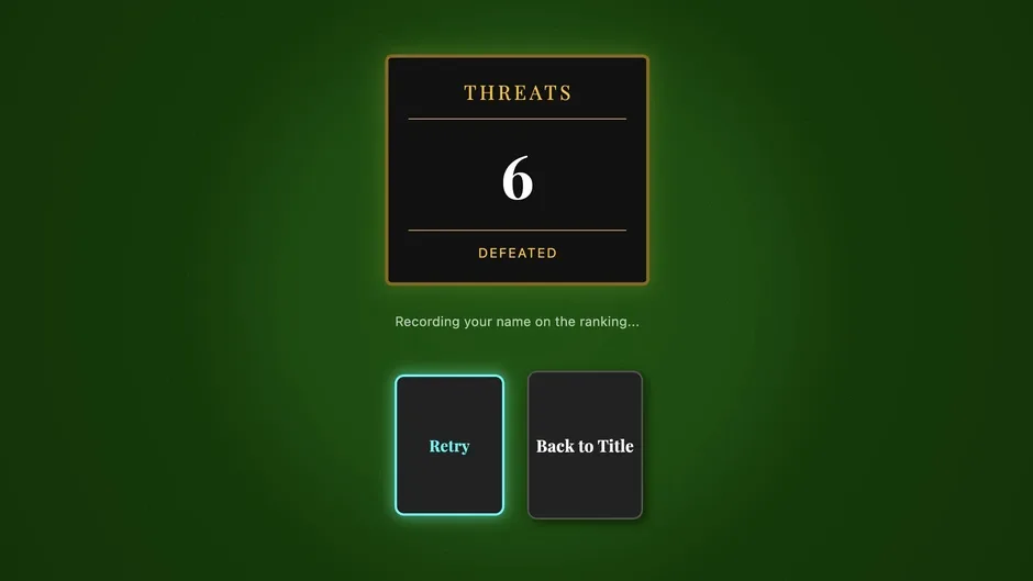 Кадър от Ouroboros Solitaire