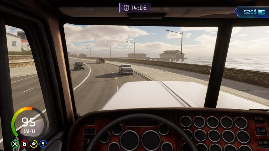 สกรีนช็อตจาก Truck Simulator Driver 2026 (รูปที่ 4)