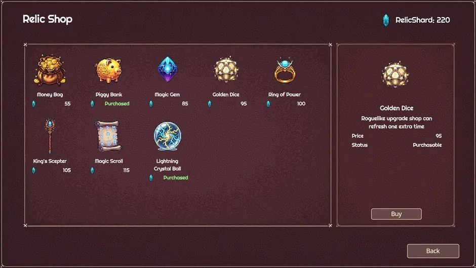 Кадър от Rogue Realm: Guardian Grids