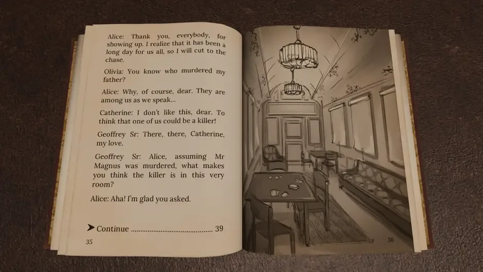 Кадър от Murder on the Disorient Express