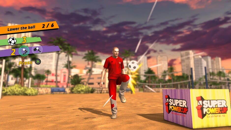สกรีนช็อตจาก Soccer Kick-ups (รูปที่ 2)
