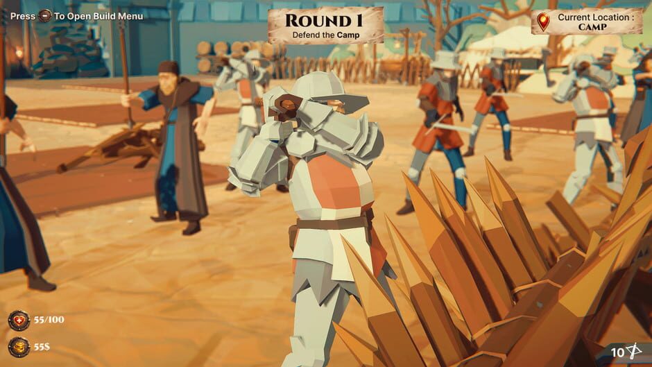 สกรีนช็อตจาก Medieval Castle Siege Defense vs. Invaders (รูปที่ 6)