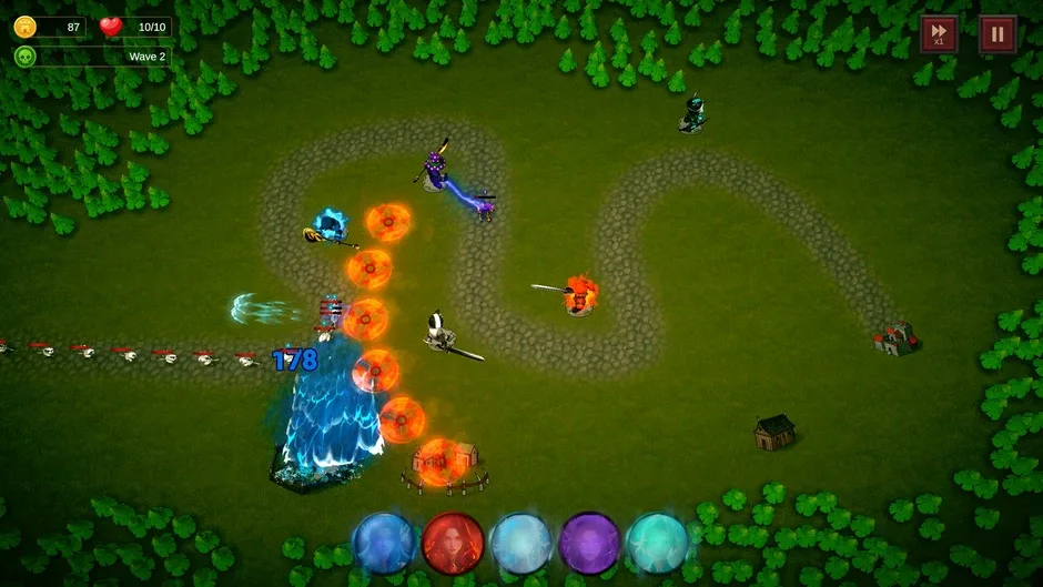 Кадър от Elemental Magic Wars