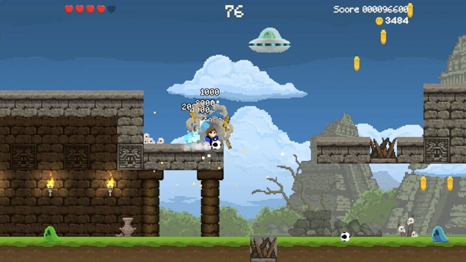 Soccerboy vs. Aliens screenshot