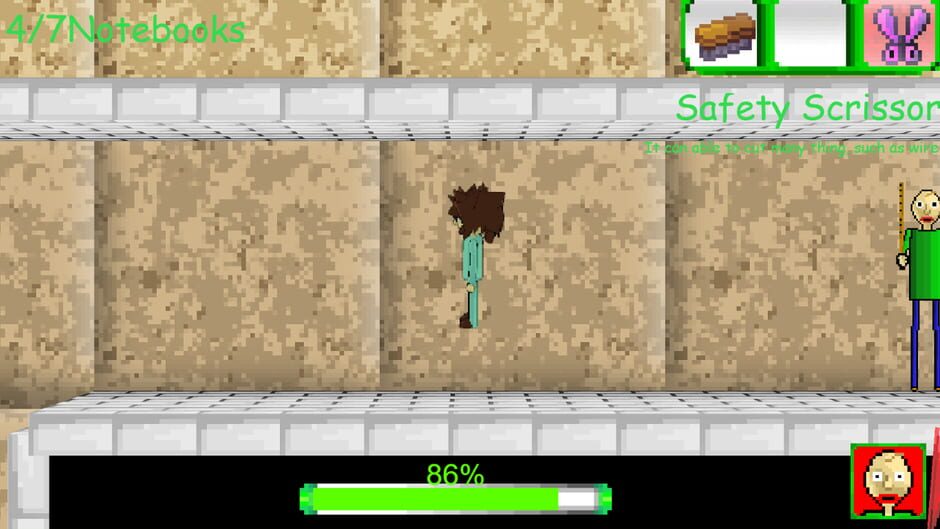 สกรีนช็อตจาก Baldi's Basics in 2D (รูปที่ 2)