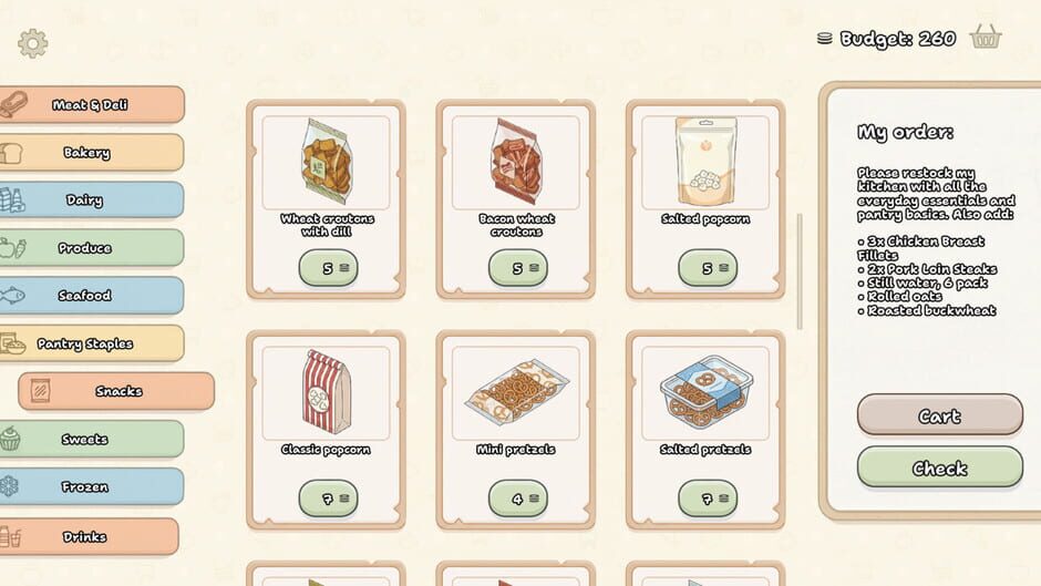 Screenshots Pack My Order