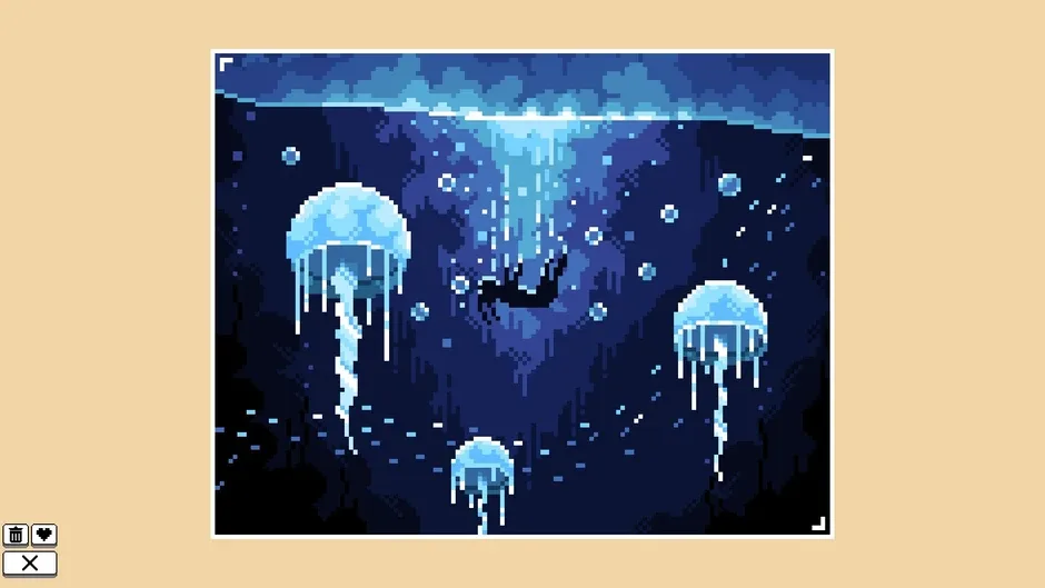 Кадър от Coloring Pixels: Sci-Fi Fantasy Vistas 2 Pack