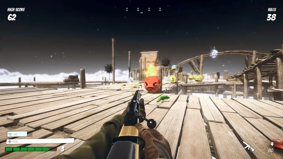 Кадър от Emoji Battlefield: Sky Massacre
