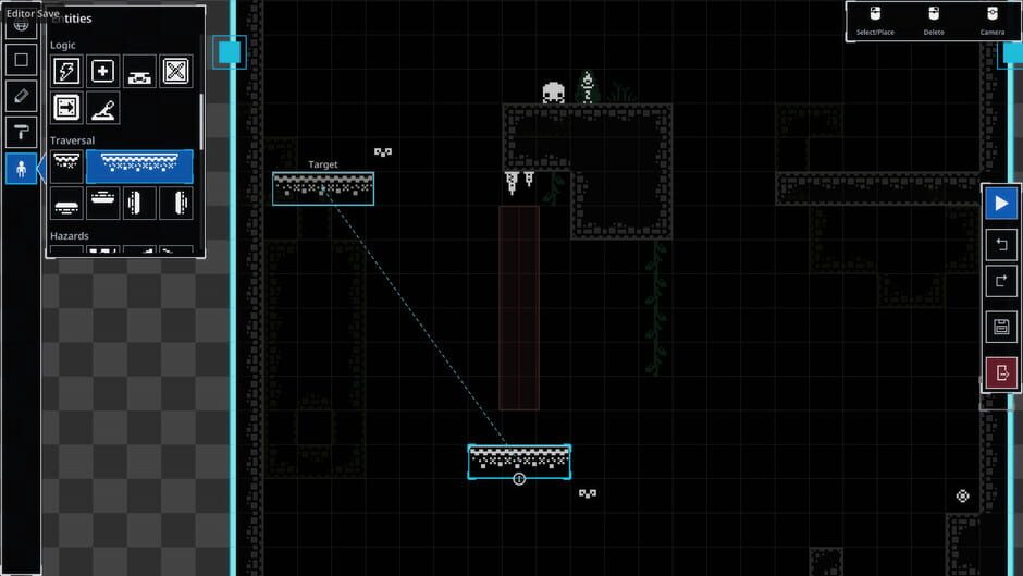 สกรีนช็อตจาก Metroidvania Maker (รูปที่ 7)