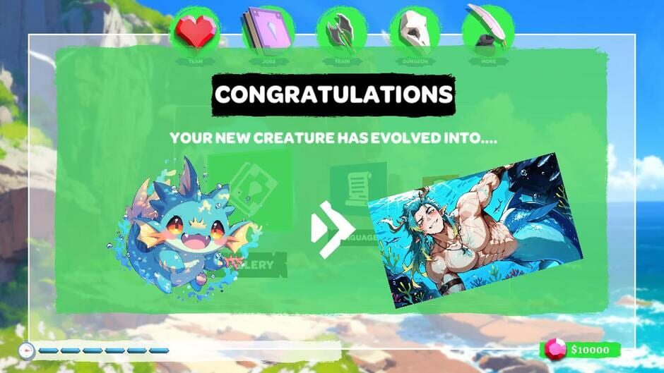 สกรีนช็อตจาก Mermaid Catch: Transform Sirens into Anime Boys (รูปที่ 3)