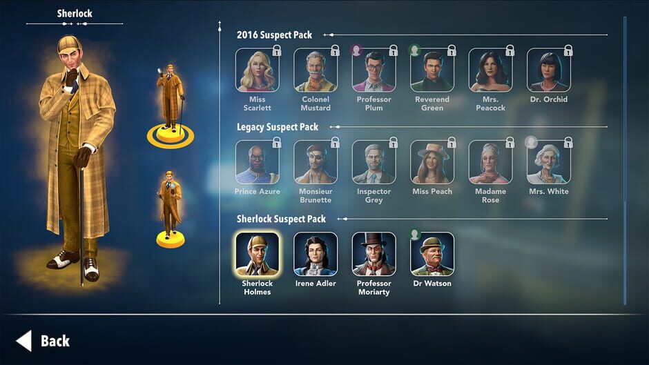 สกรีนช็อตจาก Clue/Cluedo: Sherlock Suspect Pack (รูปที่ 4)