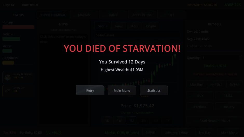 Neo Capitalist: Stock Market Survival Simulator screenshot 18