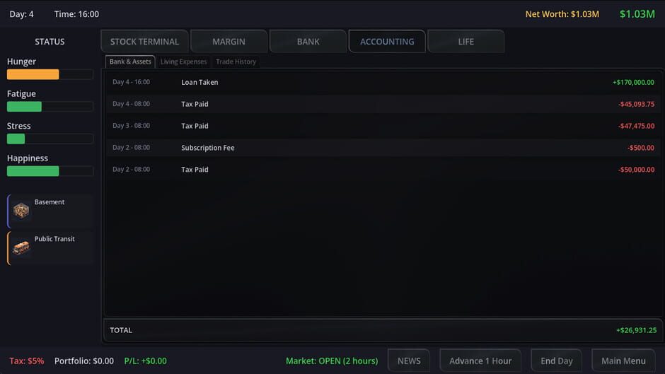 Neo Capitalist: Stock Market Survival Simulator screenshot 20