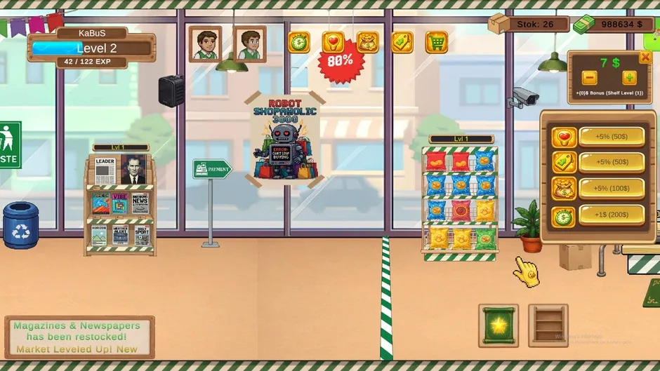 Кадър от Supermarket Simulator: Idle Tycoon Clicker