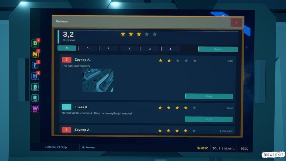 สกรีนช็อตจาก Galactic Pit Stop Simulator (รูปที่ 9)