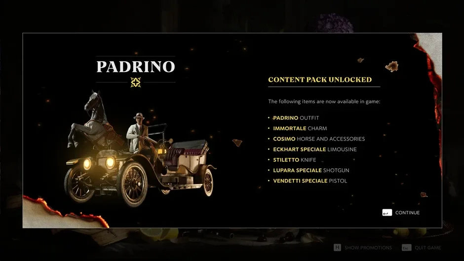 Screenshot 1 from Mafia: The Old Country - Padrino Pack