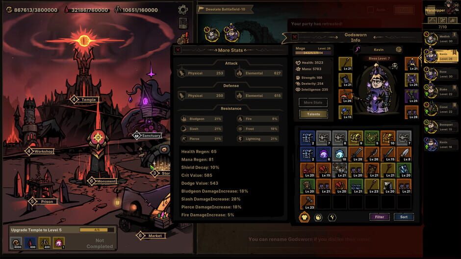 สกรีนช็อตจาก Path of Idle: Old Gods Rising (รูปที่ 9)