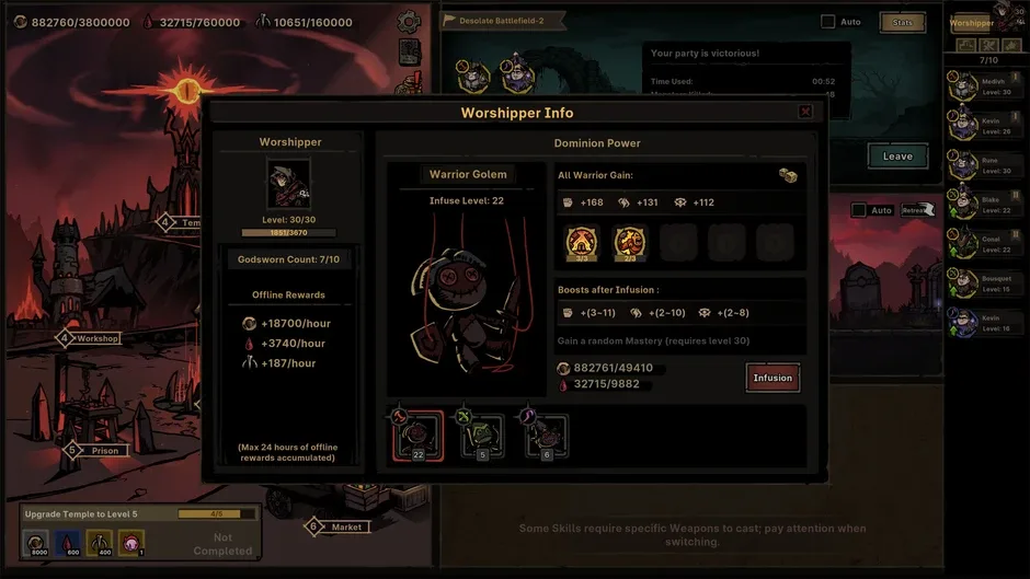 Кадър от Path of Idle: Old Gods Rising