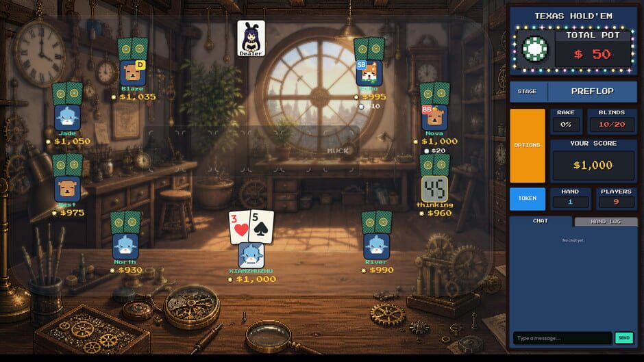 สกรีนช็อตจาก Pixel Hold'em (รูปที่ 11)