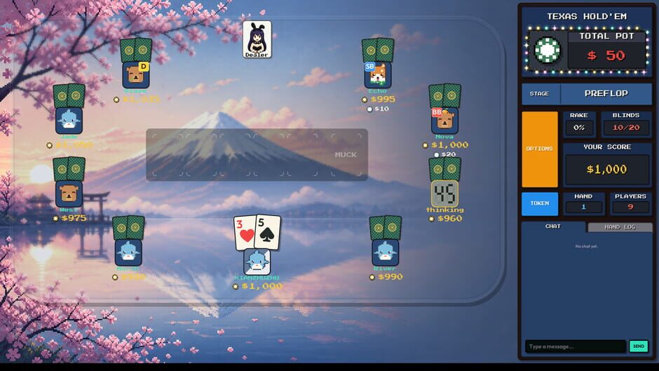 สกรีนช็อตจาก Pixel Hold'em (รูปที่ 8)