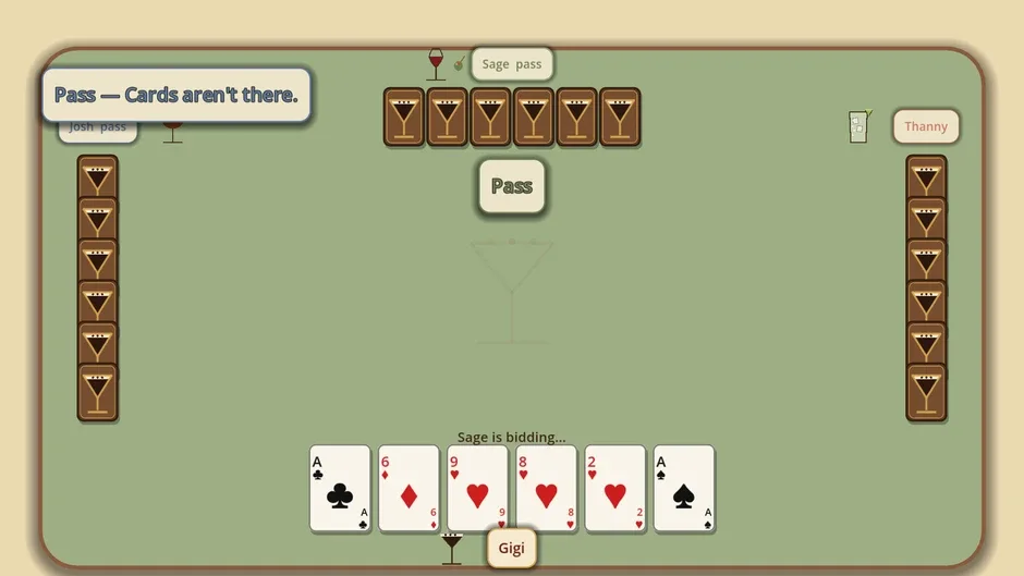 Кадър от Card Night at Gigi's