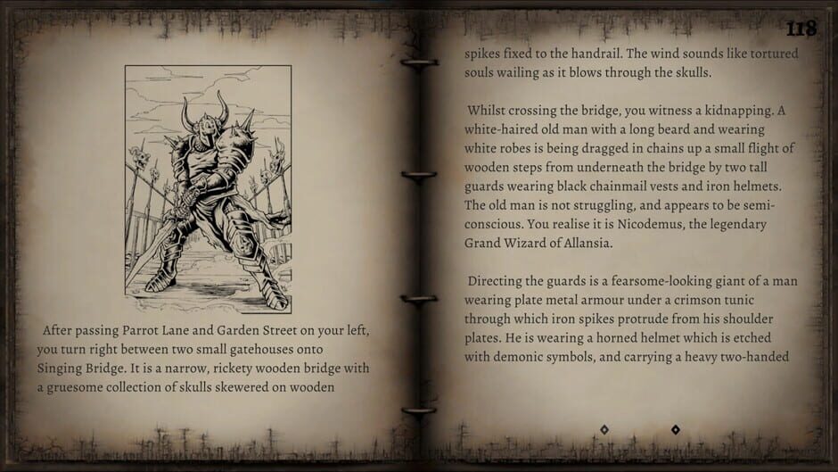 สกรีนช็อตจาก Fighting Fantasy Classics: The Port of Peril (รูปที่ 2)