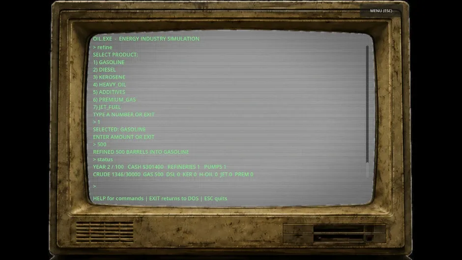 Кадър от Oil.exe