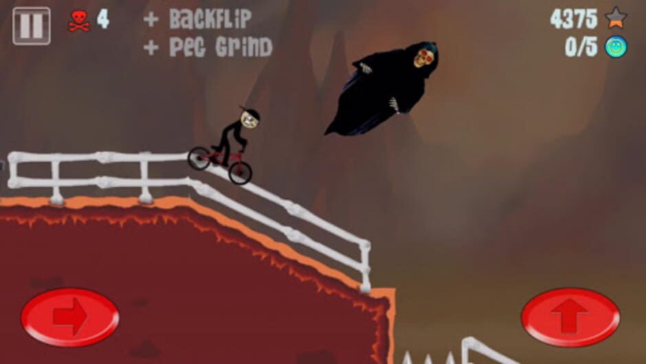สกรีนช็อตจาก Stickman BMX (รูปที่ 2)