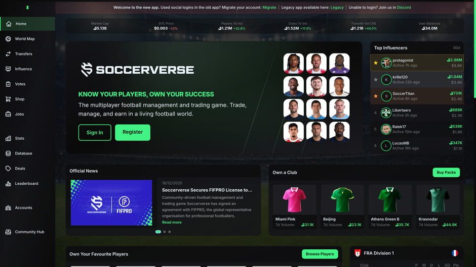 สกรีนช็อตจาก Soccerverse (รูปที่ 5)