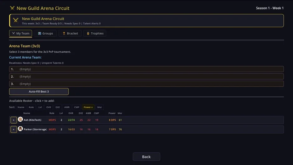 Кадър от Mythic Manager