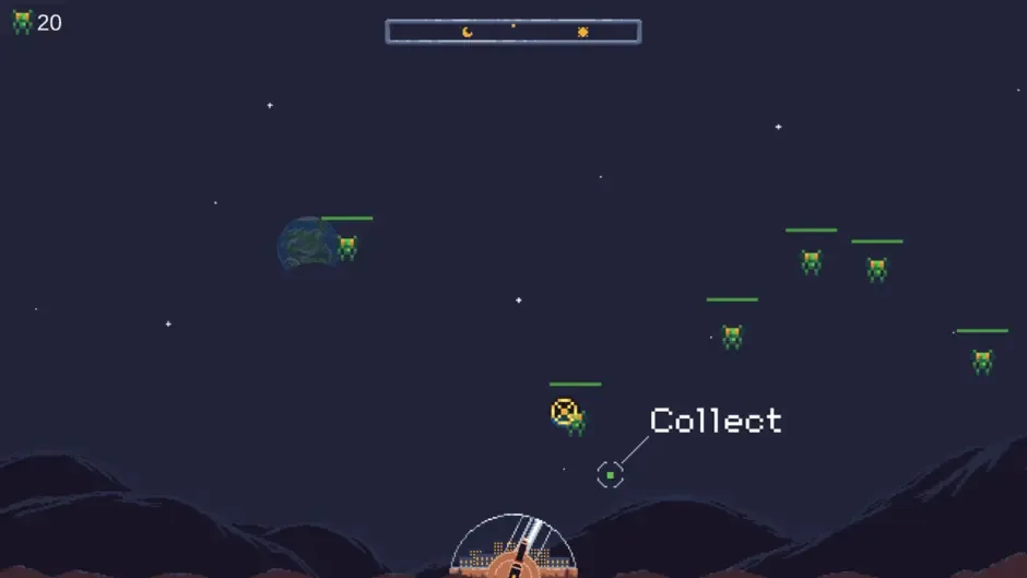 Кадър от IDLE: Intergalactic Defense League Exterminators