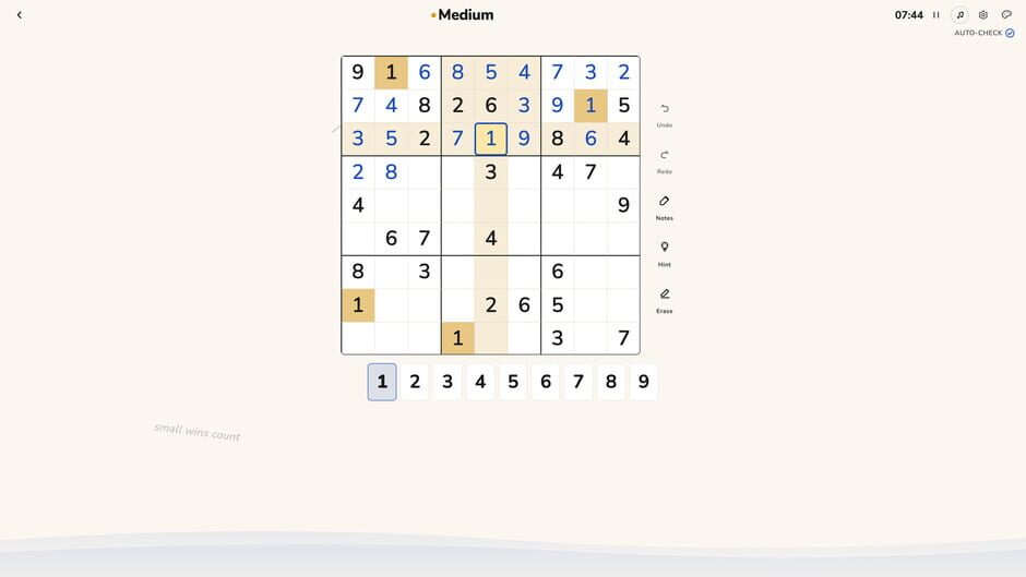 สกรีนช็อตจาก Sudoku Haven (รูปที่ 10)