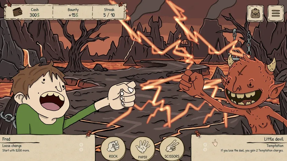 Кадър от Rock, Paper, Scissors, Shoot!