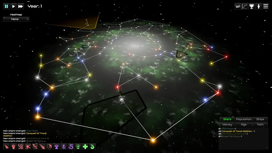 Кадър от GalactiWar: Empire Simulator