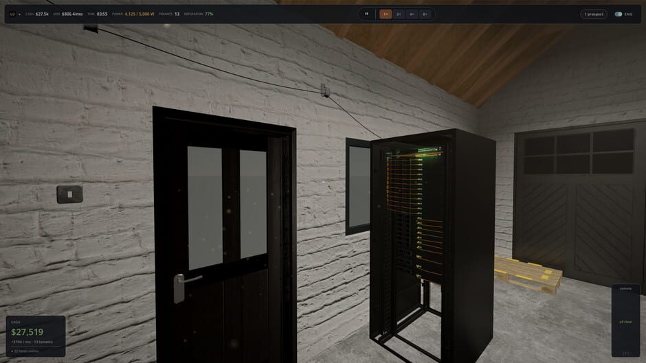 สกรีนช็อตจาก Uptime: A Cloud Provider Sim (รูปที่ 6)