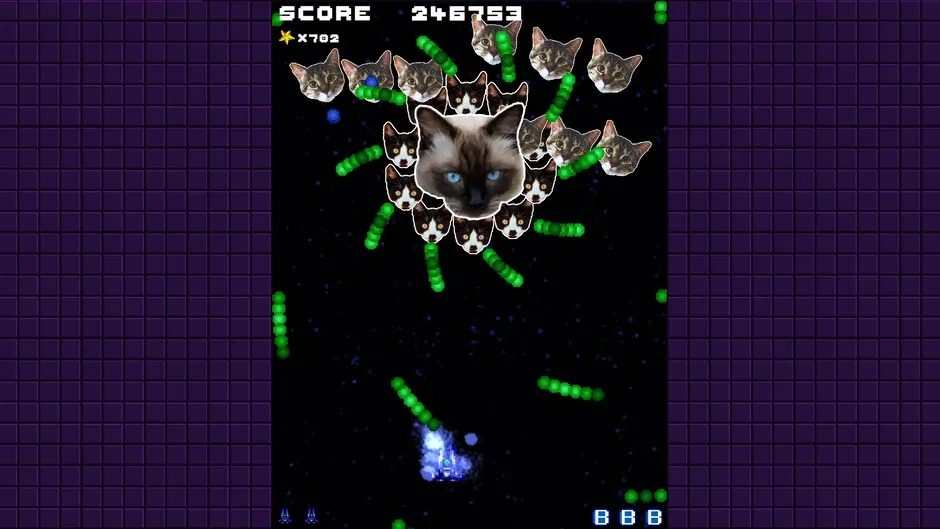 Кадър от Lunyatic Invaders